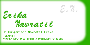 erika nawratil business card